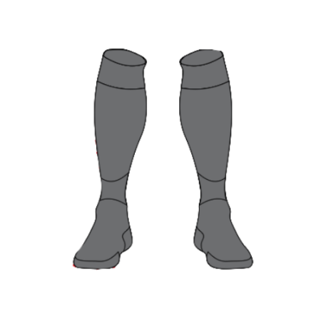 MACARTHUR FA DARK GREY MATCH SOCKS