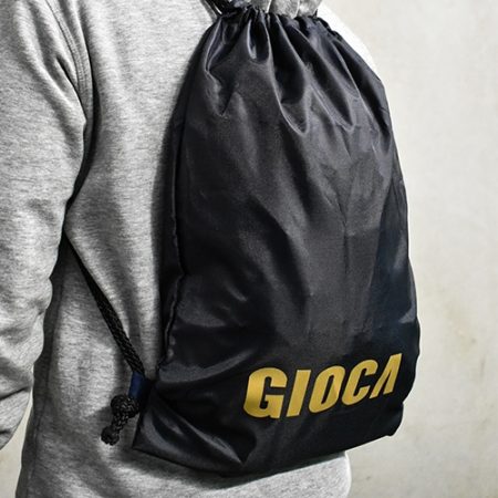 GIOCA DRAWSTRING BAG BLACK