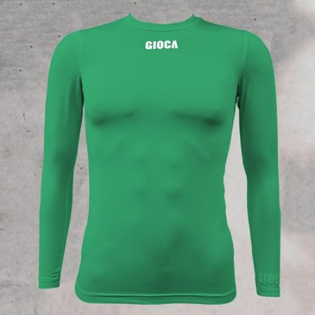 BENTLEIGH GREENS COMPRESSION L/S TOP EMERALD GREEN - HOME