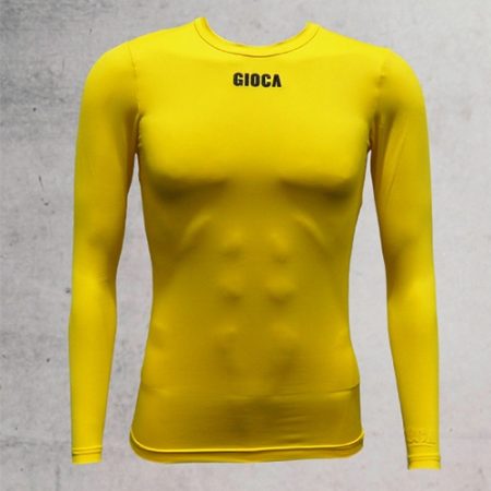 BENTLEIGH GREENS COMPRESSION L/S TOP YELLOW - GK HOME