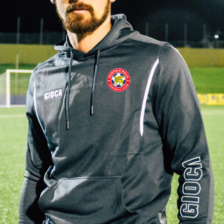 FAIRFIELD BULLS FC HOODIE GREY