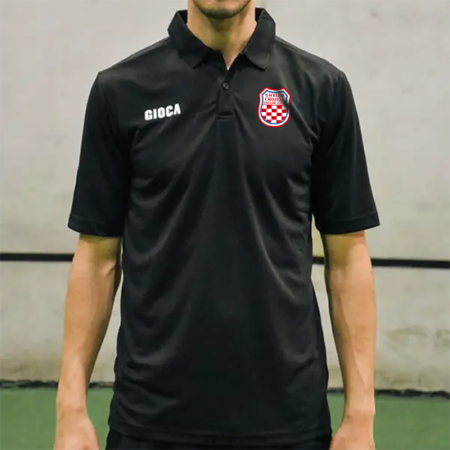 GWELUP CROATIA SOCCER CLUB - COACHES POLO BLACK