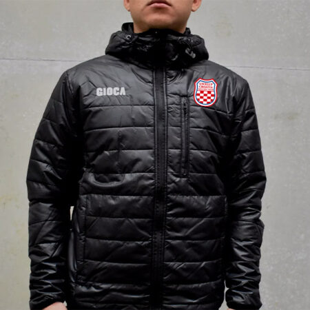 GWELUP CROATIA SOCCER CLUB - BLACK INVERNO JACKET