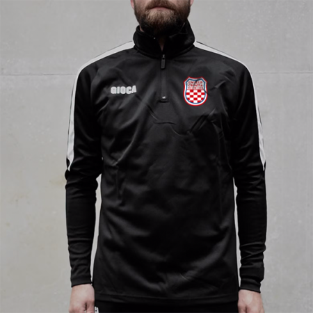 GWELUP CROATIA SOCCER CLUB-  BLACK COACHES TRAINING JUMPER