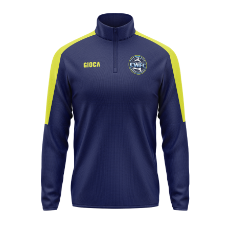 CENTRAL WEST FC 1/4 ZIP JUMPER NAVY
