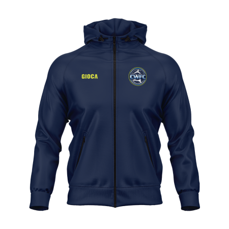 CENTRAL WEST FC TRAVEL JACKET NAVY