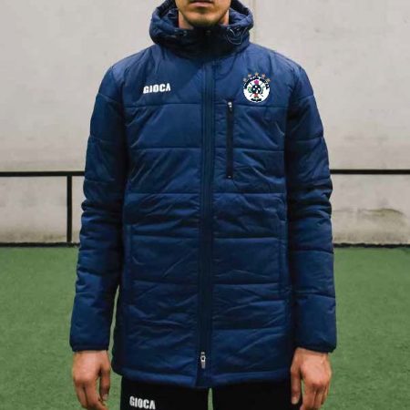 MORELAND CITY FC CALDO JACKET IN NAVY