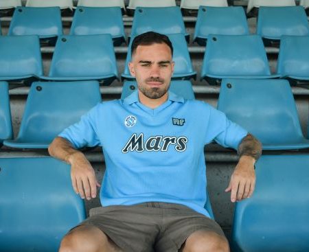 NAPOLI 88/89 HOME MARS SPONSOR #10 MARADONA