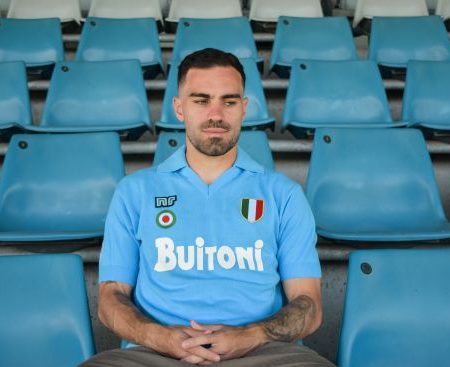 NAPOLI 87/88 HOME BUITONI SPONSOR #10 MARADONA