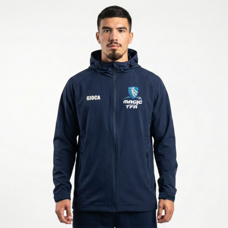 MAGIC UNITED TFA -  PREMIO STRETCH SPRAY JACKET NAVY