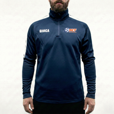 NORTH COAST FOOTBALL 1/4 ZIP TRAINING JUMPER NAVY