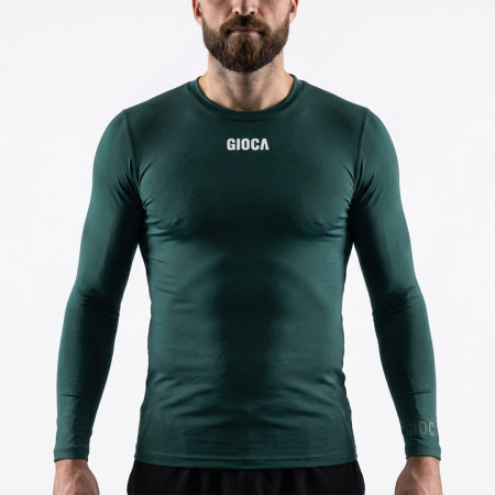 STRATHFIELD FC - COMPRESSION L/S TOP BOTTLE  GREEN