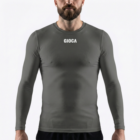 COMPRESSION L/S TOP DARK GREY