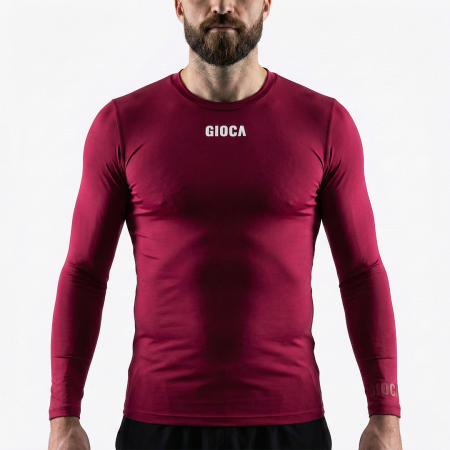 COMPRESSION L/S TOP MAROON