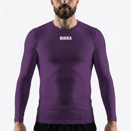 BENTLEIGH GREENS COMPRESSION L/S TOP PURPLE - GK TRAINING/AWAY