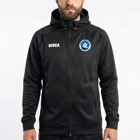 SHELLHARBOUR CITY FC SOFTSHELL HOODIE BLACK