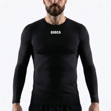 WOLLONGONG WOLVES FC 13 COMPRESSION L/S TOP BLACK
