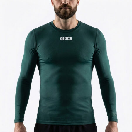 BOTTLE GREEN COMPRESSION LONG SLEEVE
