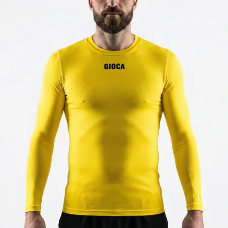 BENTLEIGH GREENS COMPRESSION L/S TOP YELLOW - GK HOME