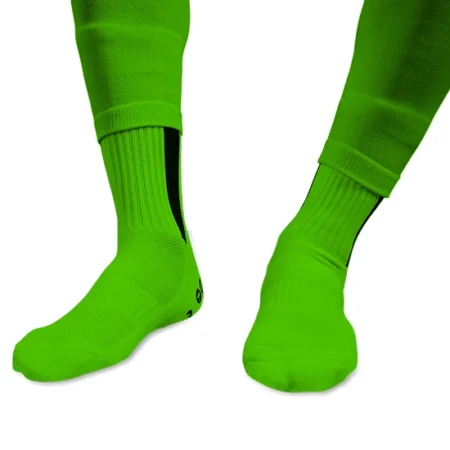 GIOCA GRIPS + FOOTLESS PACK LIME GREEN